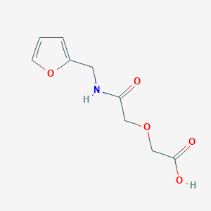 B358904 {2-[(Furan-2-ylmethyl)amino]-2-oxoethoxy}acetic acid CAS No. 878988-32-0