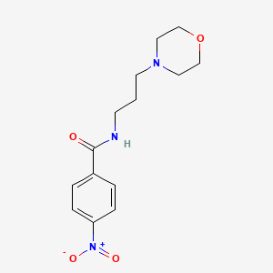 molecular formula C14H19N3O4 B3589062 N-(3-Morpholinopropyl)-4-nitrobenzamide CAS No. 14443-42-6