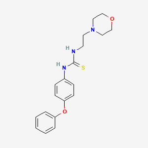 N-[2-(4-morpholinyl)ethyl]-N'-(4-phenoxyphenyl)thiourea