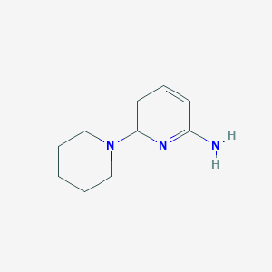 molecular formula C10H15N3 B358923 6-(哌啶-1-基)吡啶-2-胺 CAS No. 4945-46-4