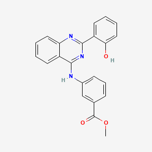 methyl 3-{[2-(2-hydroxyphenyl)-4-quinazolinyl]amino}benzoate