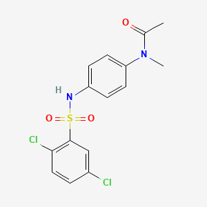 N-(4-{[(2,5-dichlorophenyl)sulfonyl]amino}phenyl)-N-methylacetamide