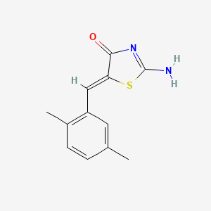 5-(2,5-dimethylbenzylidene)-2-imino-1,3-thiazolidin-4-one