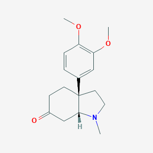 molecular formula C17H23NO3 B035894 中胚碱 CAS No. 468-53-1