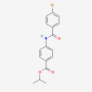 Propan-2-yl 4-[(4-bromobenzoyl)amino]benzoate