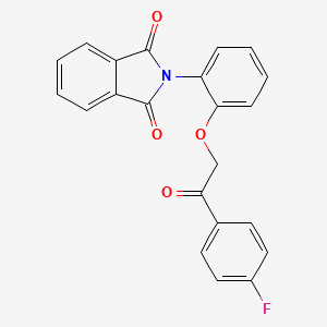 2-{2-[2-(4-fluorophenyl)-2-oxoethoxy]phenyl}-1H-isoindole-1,3(2H)-dione