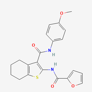 N~2~-{3-[(4-METHOXYANILINO)CARBONYL]-4,5,6,7-TETRAHYDRO-1-BENZOTHIOPHEN-2-YL}-2-FURAMIDE