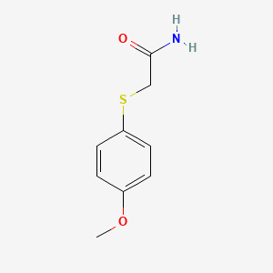 2-(4-Methoxyphenyl)sulfanylacetamide