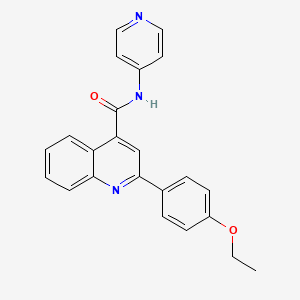 2-(4-ethoxyphenyl)-N~4~-(4-pyridyl)-4-quinolinecarboxamide