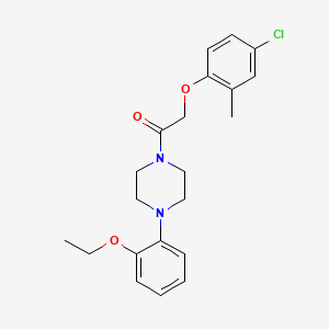 2-(4-CHLORO-2-METHYLPHENOXY)-1-[4-(2-ETHOXYPHENYL)PIPERAZINO]-1-ETHANONE