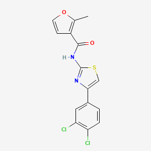 N-[4-(3,4-dichlorophenyl)-1,3-thiazol-2-yl]-2-methyl-3-furamide