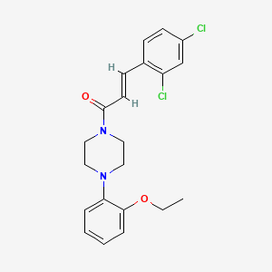 1-[3-(2,4-dichlorophenyl)acryloyl]-4-(2-ethoxyphenyl)piperazine