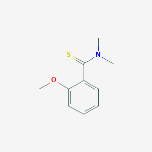 molecular formula C10H13NOS B3590093 2-methoxy-N,N-dimethylbenzenecarbothioamide 