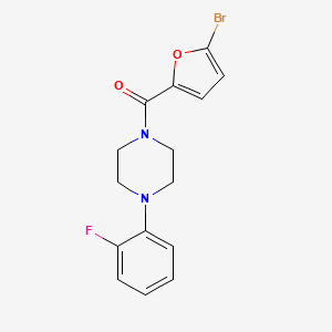 1-(5-bromo-2-furoyl)-4-(2-fluorophenyl)piperazine