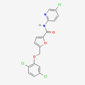 N-(5-CHLORO-2-PYRIDYL)-5-[(2,5-DICHLOROPHENOXY)METHYL]-2-FURAMIDE