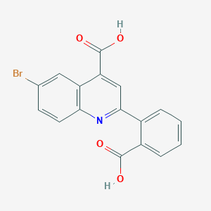 6-Bromo-2-(2-carboxyphenyl)quinoline-4-carboxylic acid