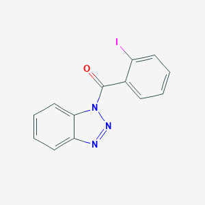 molecular formula C13H8IN3O B359038 Benzotriazol-1-yl-(2-iodophenyl)methanone CAS No. 332021-26-8