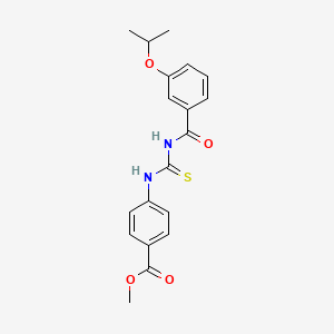 Methyl 4-[({[3-(propan-2-yloxy)phenyl]carbonyl}carbamothioyl)amino]benzoate