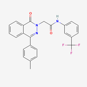 2-[4-(4-METHYLPHENYL)-1-OXO-1,2-DIHYDROPHTHALAZIN-2-YL]-N-[3-(TRIFLUOROMETHYL)PHENYL]ACETAMIDE