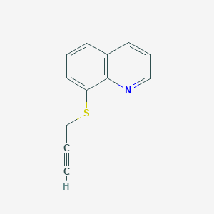 molecular formula C12H9NS B359051 8-(Prop-2-yn-1-ylsulfanyl)quinoline CAS No. 66486-99-5