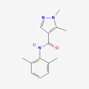 N-(2,6-dimethylphenyl)-1,5-dimethyl-1H-pyrazole-4-carboxamide