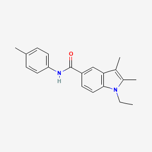 1-ethyl-2,3-dimethyl-N-(4-methylphenyl)-1H-indole-5-carboxamide