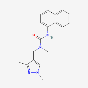 N-[(1,3-dimethyl-1H-pyrazol-4-yl)methyl]-N-methyl-N'-1-naphthylurea