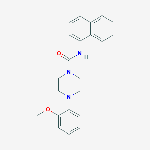 4-(2-methoxyphenyl)-N-1-naphthyl-1-piperazinecarboxamide