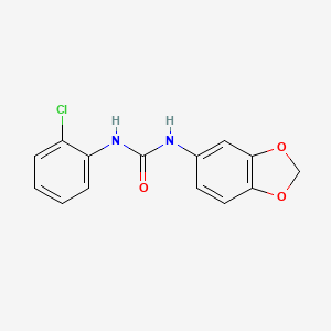 1-(1,3-Benzodioxol-5-yl)-3-(2-chlorophenyl)urea