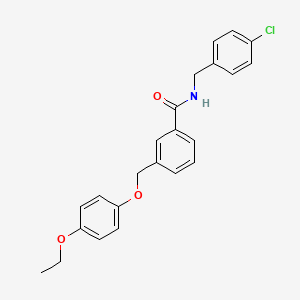 N-(4-chlorobenzyl)-3-[(4-ethoxyphenoxy)methyl]benzamide