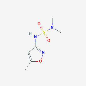 molecular formula C6H11N3O3S B359103 3-(Dimethylsulfamoylamino)-5-methyl-1,2-oxazole CAS No. 349540-37-0