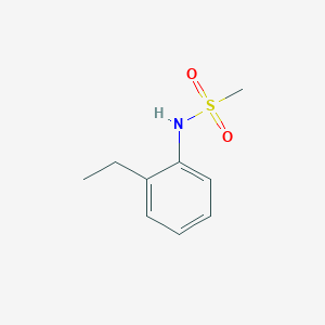 molecular formula C9H13NO2S B3591136 N-(2-ethylphenyl)methanesulfonamide 