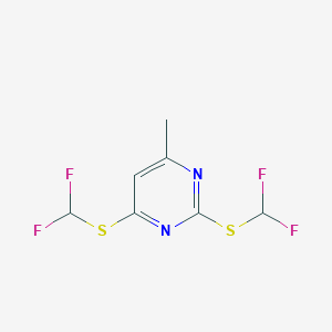 2,4-bis[(difluoromethyl)thio]-6-methylpyrimidine