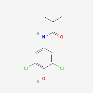 molecular formula C10H11Cl2NO2 B3591244 N-(3,5-dichloro-4-hydroxyphenyl)-2-methylpropanamide 