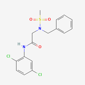 N~2~-benzyl-N-(2,5-dichlorophenyl)-N~2~-(methylsulfonyl)glycinamide