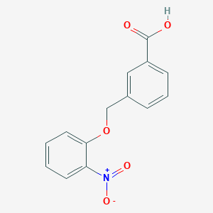 3-[(2-nitrophenoxy)methyl]benzoic acid