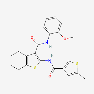 N-(2-methoxyphenyl)-2-{[(5-methyl-3-thienyl)carbonyl]amino}-4,5,6,7-tetrahydro-1-benzothiophene-3-carboxamide