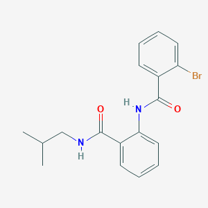 2-bromo-N-{2-[(isobutylamino)carbonyl]phenyl}benzamide