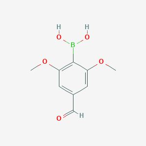 B035915 2,6-Dimethoxy-4-formylphenylboronic acid CAS No. 1256355-34-6