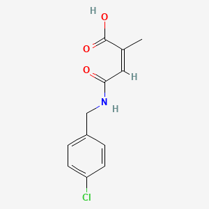 4-[(4-chlorobenzyl)amino]-2-methyl-4-oxo-2-butenoic acid