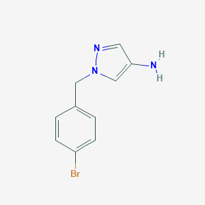 molecular formula C10H10BrN3 B359174 1-(4-溴苄基)-1H-吡唑-4-胺 CAS No. 1002651-92-4