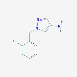 molecular formula C10H10ClN3 B359175 1-(2-氯苄基)-1H-吡唑-4-胺 CAS No. 956777-74-5