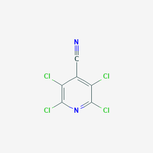 molecular formula C6Cl4N2 B035919 2,3,5,6-四氯异烟腈 CAS No. 16297-06-6