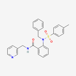 2-{benzyl[(4-methylphenyl)sulfonyl]amino}-N-(3-pyridinylmethyl)benzamide