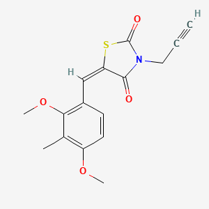 5-(2,4-dimethoxy-3-methylbenzylidene)-3-(2-propyn-1-yl)-1,3-thiazolidine-2,4-dione