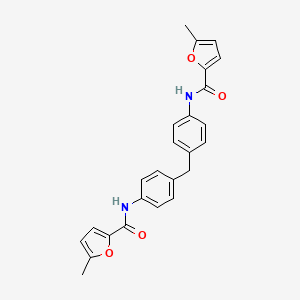 5-METHYL-N-(4-{[4-(5-METHYLFURAN-2-AMIDO)PHENYL]METHYL}PHENYL)FURAN-2-CARBOXAMIDE