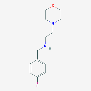 molecular formula C13H19FN2O B359202 (4-Fluoro-benzyl)-(2-morpholin-4-yl-ethyl)-amine CAS No. 626209-48-1