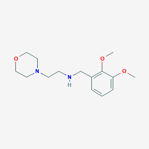 molecular formula C15H24N2O3 B359203 (2,3-Dimethoxy-benzyl)-(2-morpholin-4-yl-ethyl)-amine CAS No. 797027-74-8