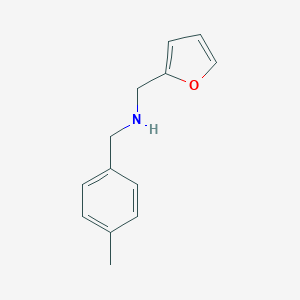 molecular formula C13H15NO B359205 Furan-2-ylmethyl-(4-methylbenzyl)amine CAS No. 436099-83-1