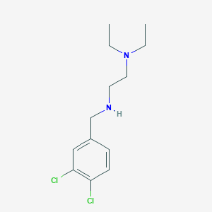 molecular formula C13H20Cl2N2 B359208 [(3,4-Dichlorophenyl)methyl][2-(diethylamino)ethyl]amine CAS No. 892565-55-8
